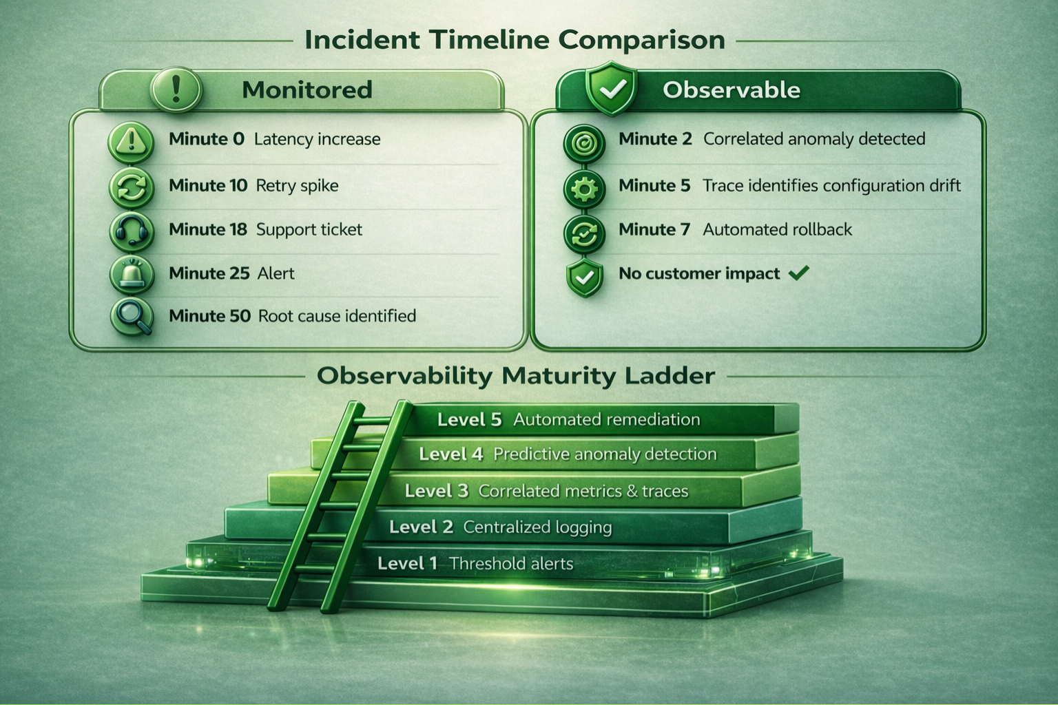 incident timeline comparison